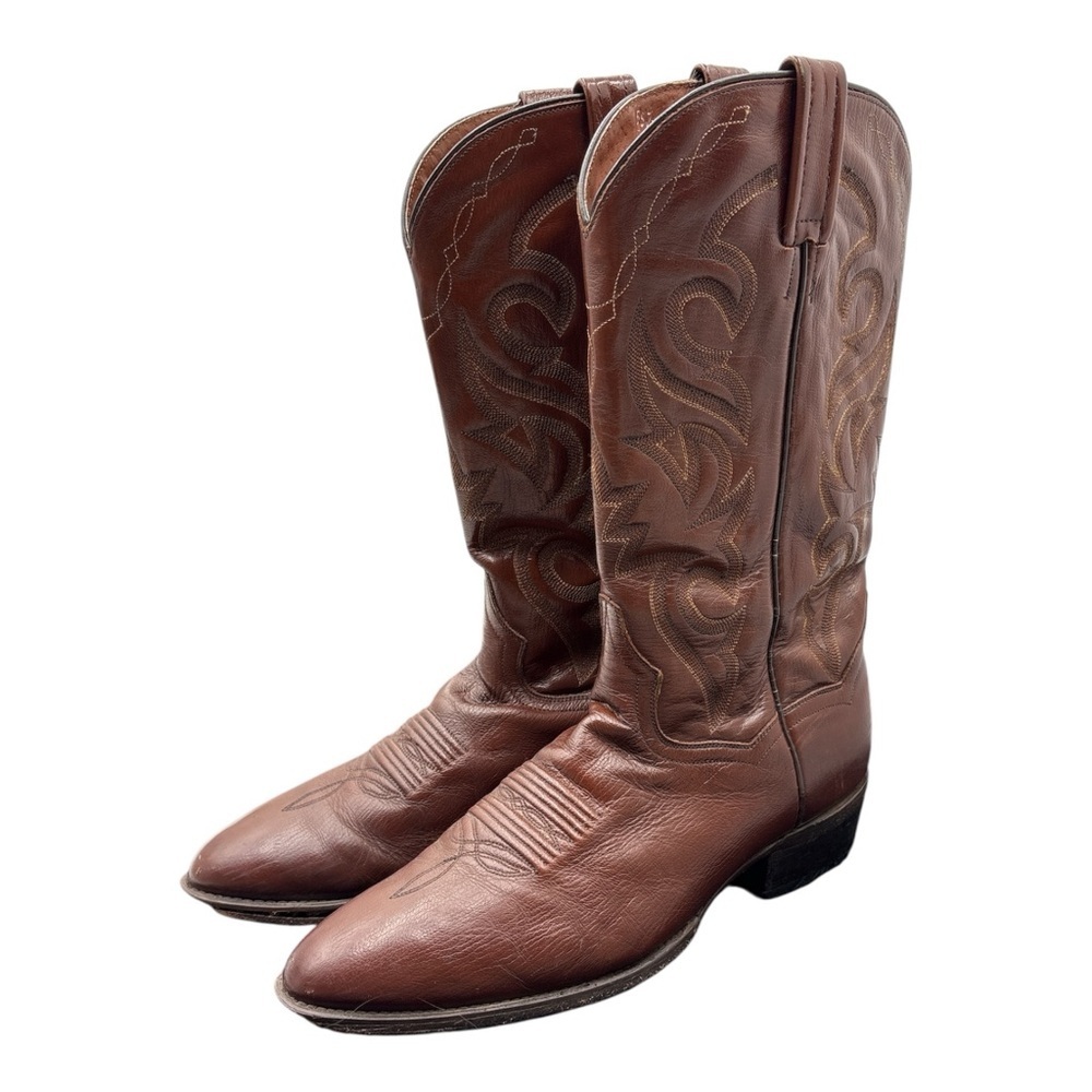 Dan Post Cowboy Boots – Style DP2111R – Men’s 9.5 EW – Leather – Made in Mexico
